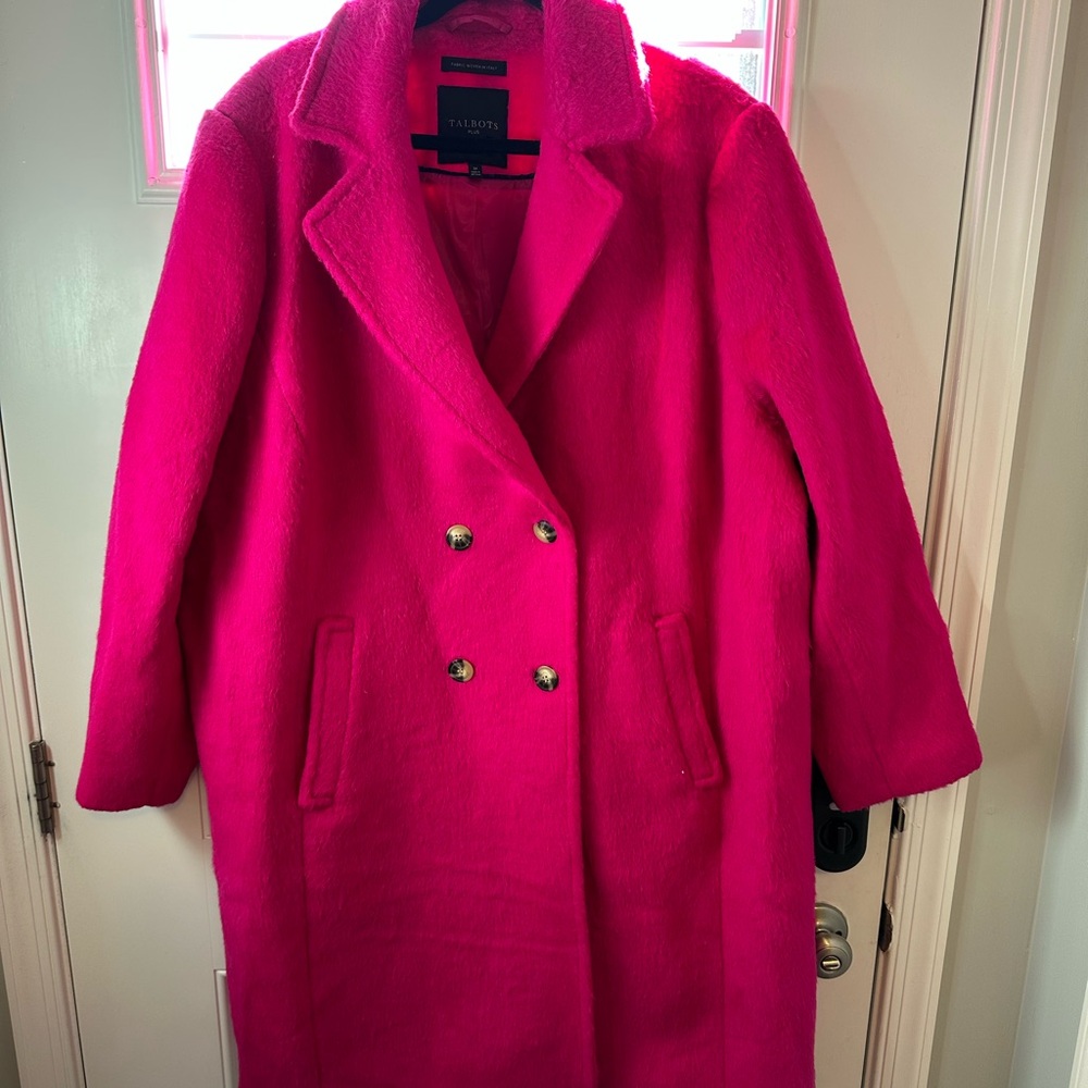 Talbots Plus Size Italian Wool Coat